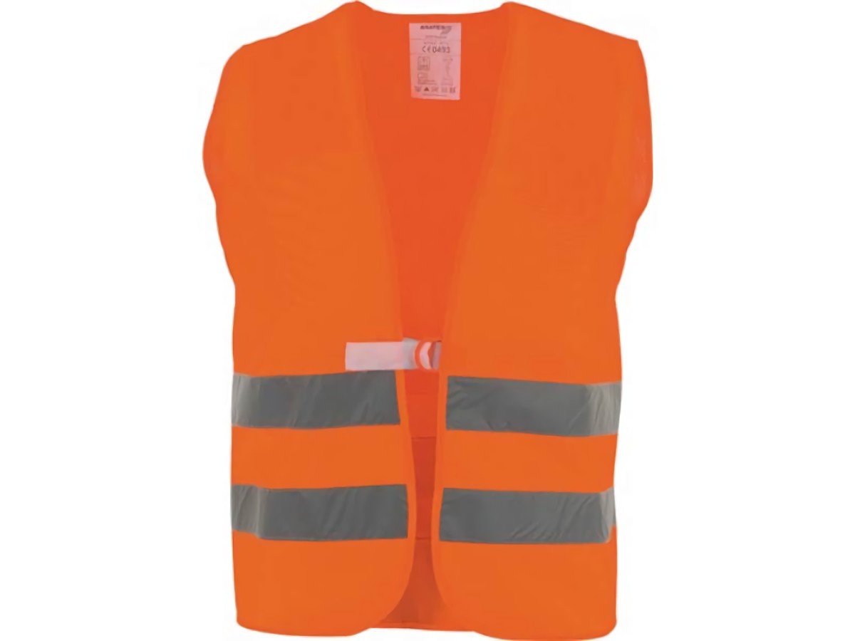 ASATEX WTP Warnweste  Größe universal orange EN 20471 Kl. 2