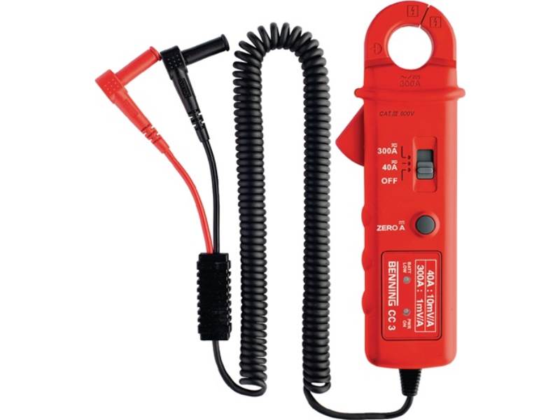 BENNING 44038 AC/DC-Stromzangenadapter CC 3 0,2 - 300 A Wechselstrom / Gleichstr