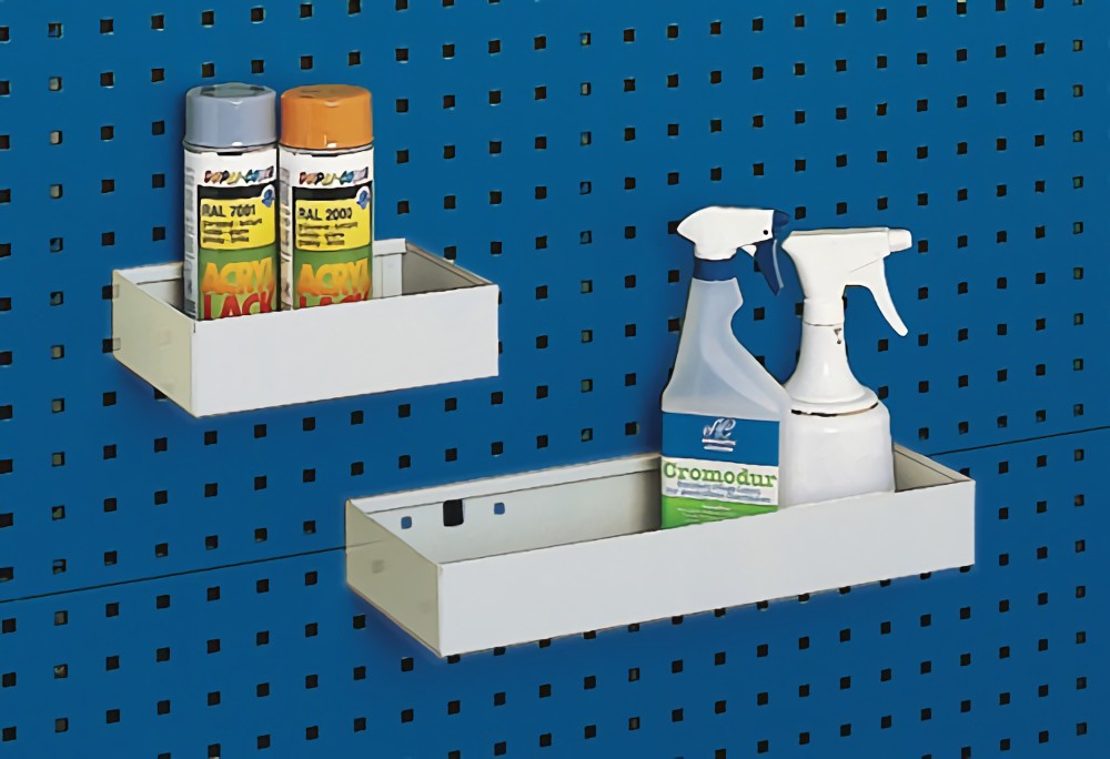 BOTT 14014037.16 Ablagekasten  H65xB225xT175mm lichtgrau passend für Lochplatten