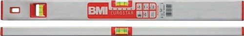 BMI 690050E Wasserwaage EUROSTAR 50 cm Aluminium silber ± 0,5mm/m