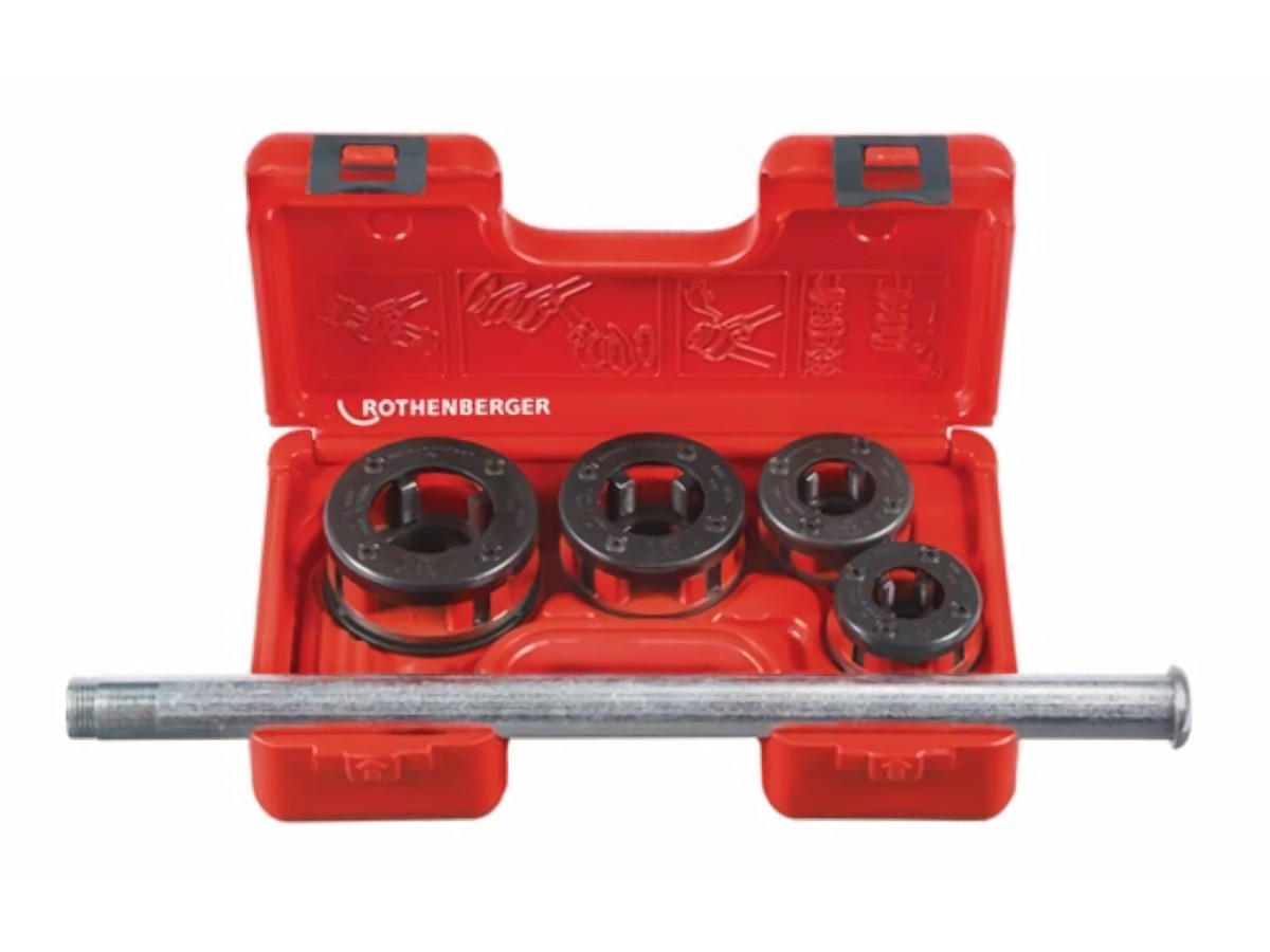 ROTHENBERGER 070781X Schneidkluppen-Set SUPER CUT 1/2, 3/4, 1, 1 1/4 ''