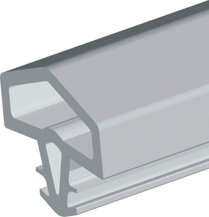 ELLEN 0500156 Türanschlagdichtung 0680 DIY Länge 5 m zum Einfräsen PVC blank transparent  zum Einfräsen · PVC · EV (= Modifiziertes Elastik Polymer) · Falzbreite 12 mm · Anschlagluft 5 mm · in DIY Verpackung
