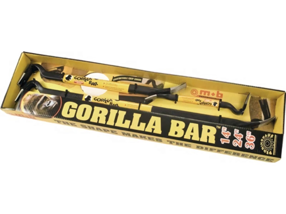 484125 Nageleisen-Set Gorilla Bar Gesamtlänge 350 / 600 / 900 mm  Inhalt 3-teil