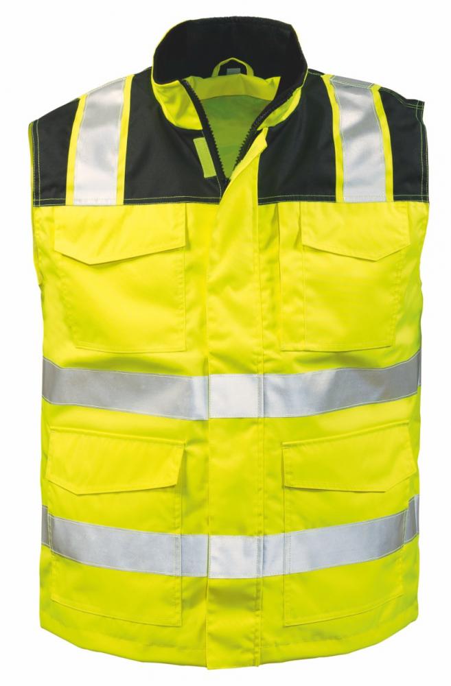Gr .3XL (66/68) *GREGOR* WARNSCHUTZWESTE GELB/SCHWARZ gelb *GREGOR* HIGH VISIBIL