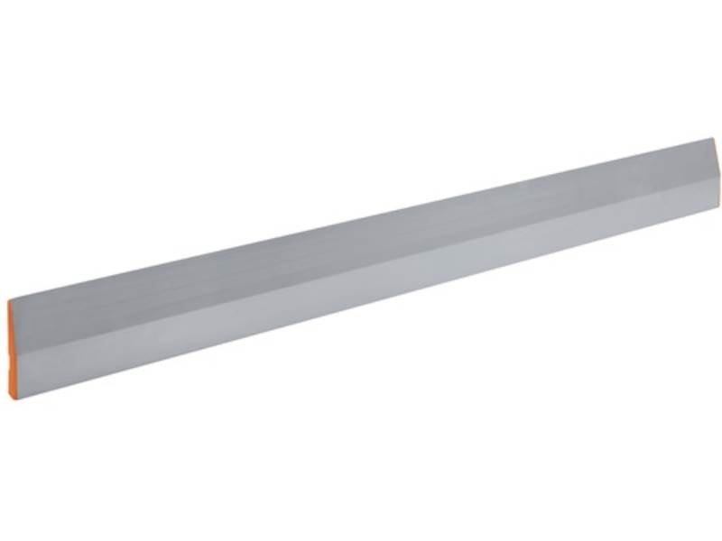 221/120 Trapezkartätsche Länge 1200 mm m. Daumenrille/Abschlusskappe Aluminium