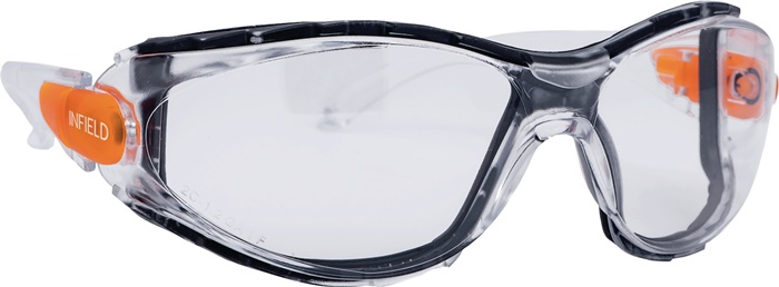 INFIELD SAFETY 9230 006 Schutzbrille Matador EN 166 Fassung: Kristall, Scheibe: klar Polycarbonat 0