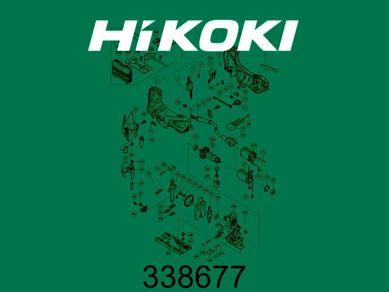 HiKOKI (Hitachi) 338677 Einstellknopf Set  RP250/500YDM