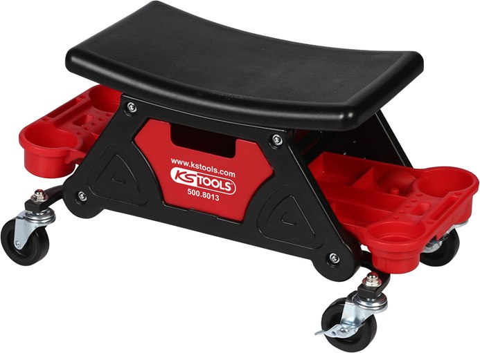 KS Tools 500.8013 Fahrbarer Hocker, L650xH350mm