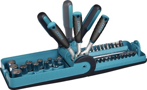 HAZET 856-1HP Steckschlüssel-Satz 856-1HP 38-teilig 1/4 '' Schlüsselweiten 5,5-1