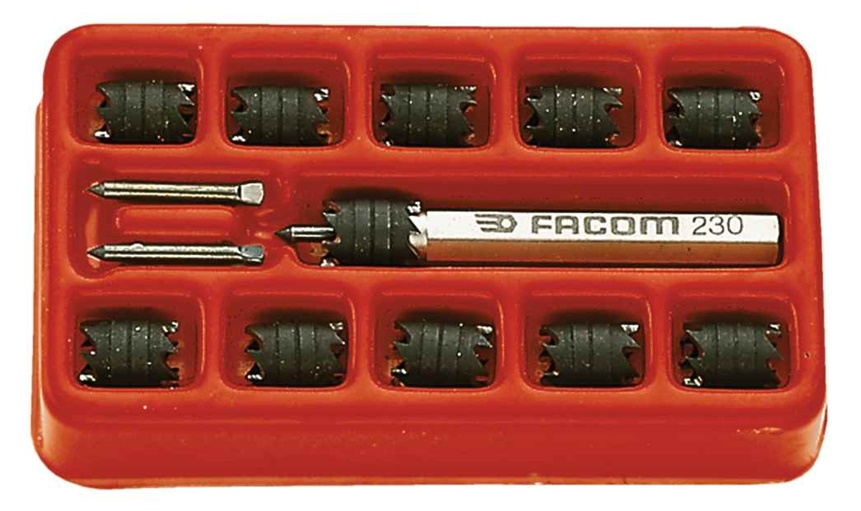 Facom 230.J1 Fraeser fuer Schweisspunkte Set, 5-tlg