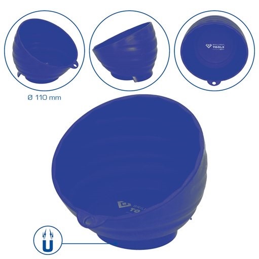 Brilliant Tools  BT691159 Kunststoff-Magnet-Halbschale, Ø 11 cm