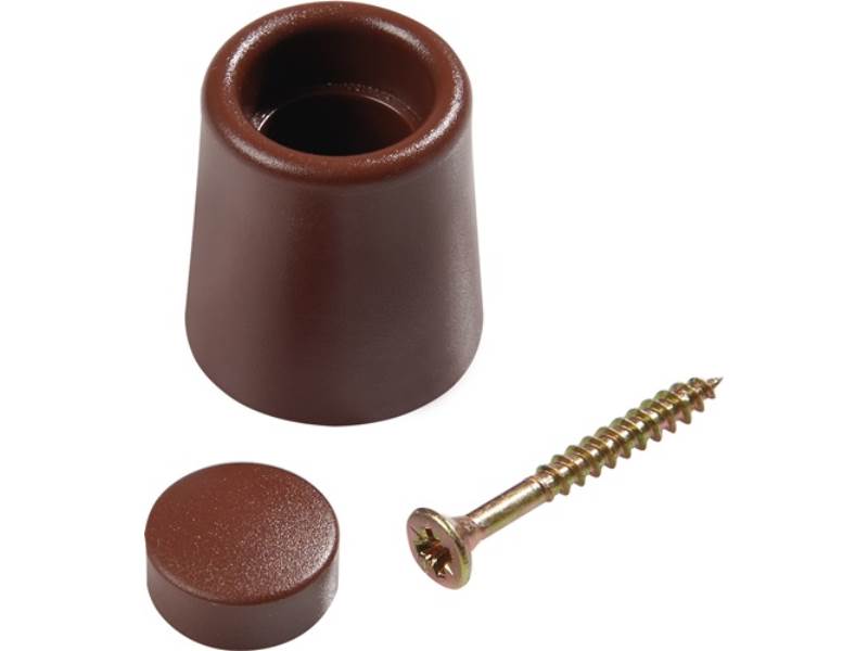 501503 Türpuffer D. 29 mm Höhe 35 mm braun Dübelmontage