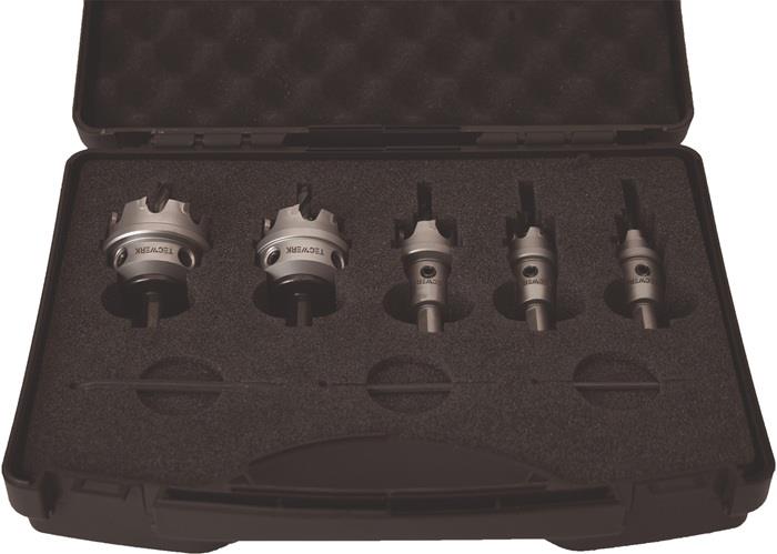 TECWERK  Lochsägen-Satz  8-teilig 16 - 40 mm Schnitttiefe 4 mm HM-bestückt