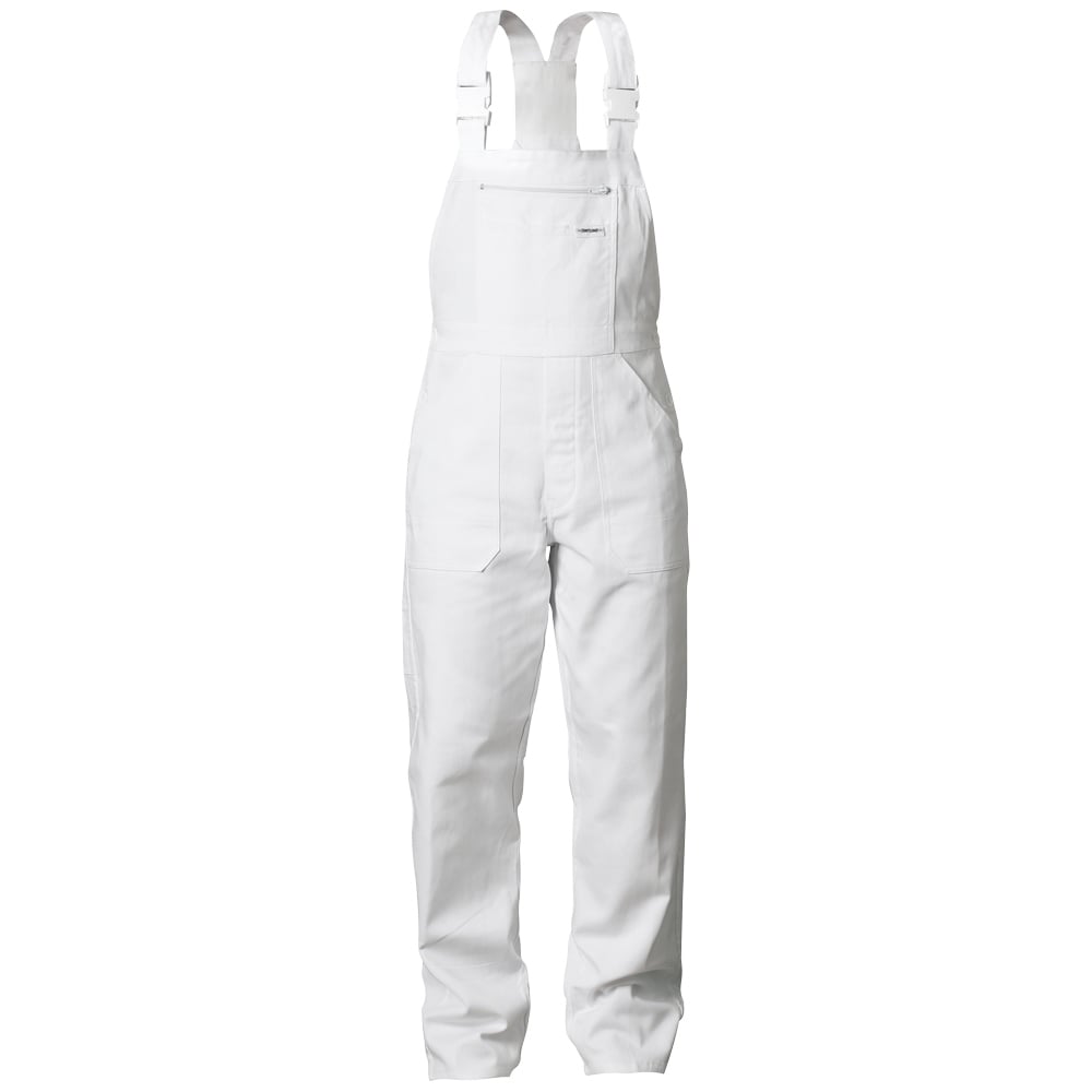 Gr .64 *LORCH* LATZHOSE weiß *LORCH* BIB PANTS