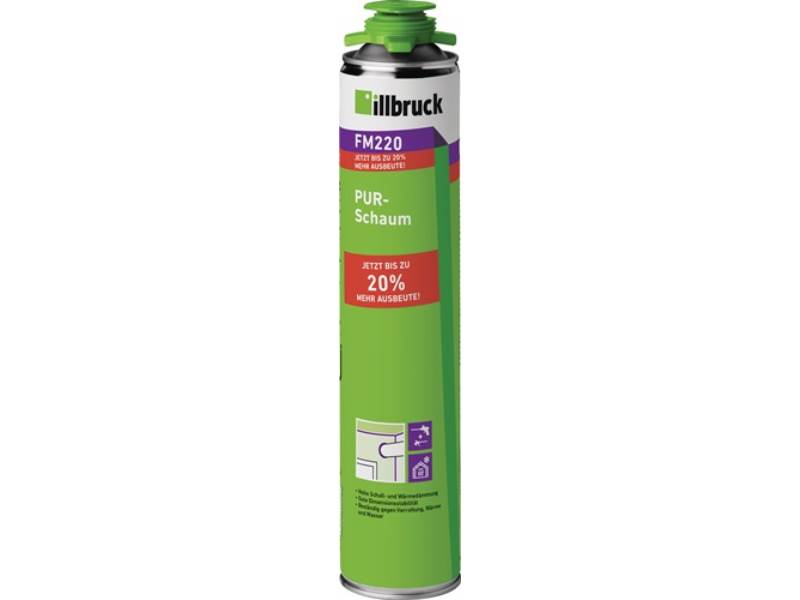 ILLBRUCK 347133 1K-PUR-Schaum FM220 500 ml B2 gelb mit Einweghandschuhen