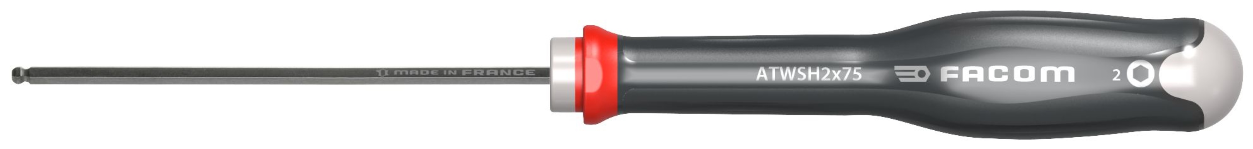 Facom ATWSH2X75 Stiftschluessel 6-Kant mit Heft 2mm