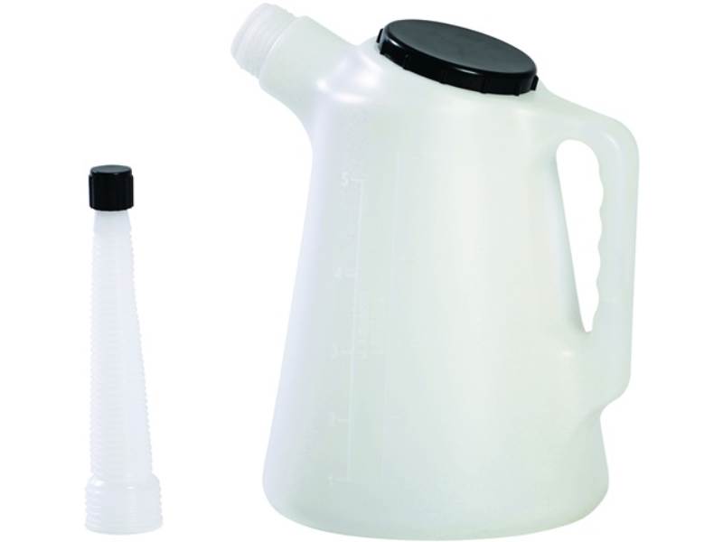 3125 Messkanne 5 l  PE flexibles Auslaufrohr