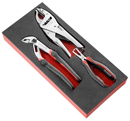 Facom MODM.CPEA3 FOAM 3 PLIERS SET