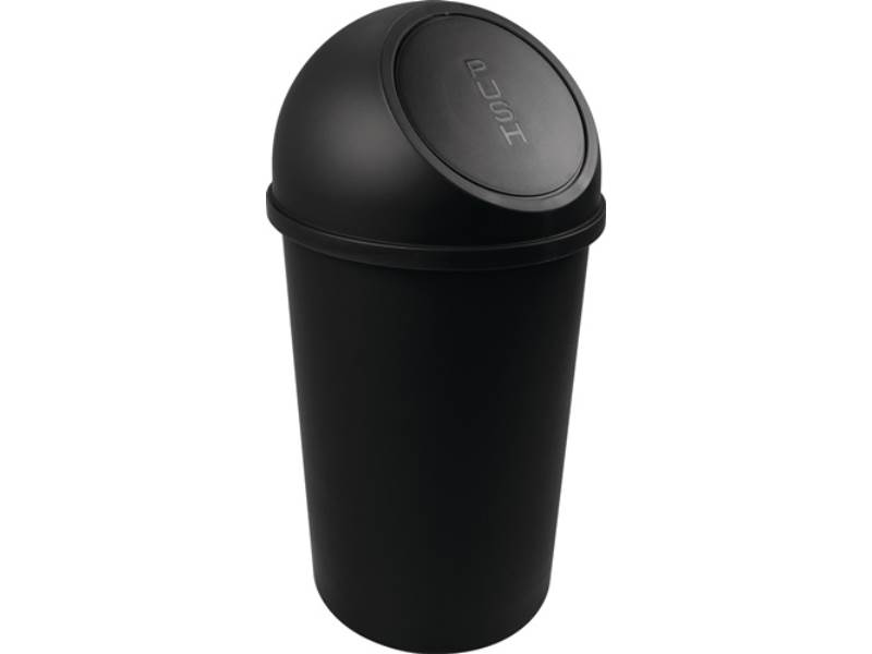 HELIT H2401295 Abfallbehälter  H615xØ312mm 25 l schwarz