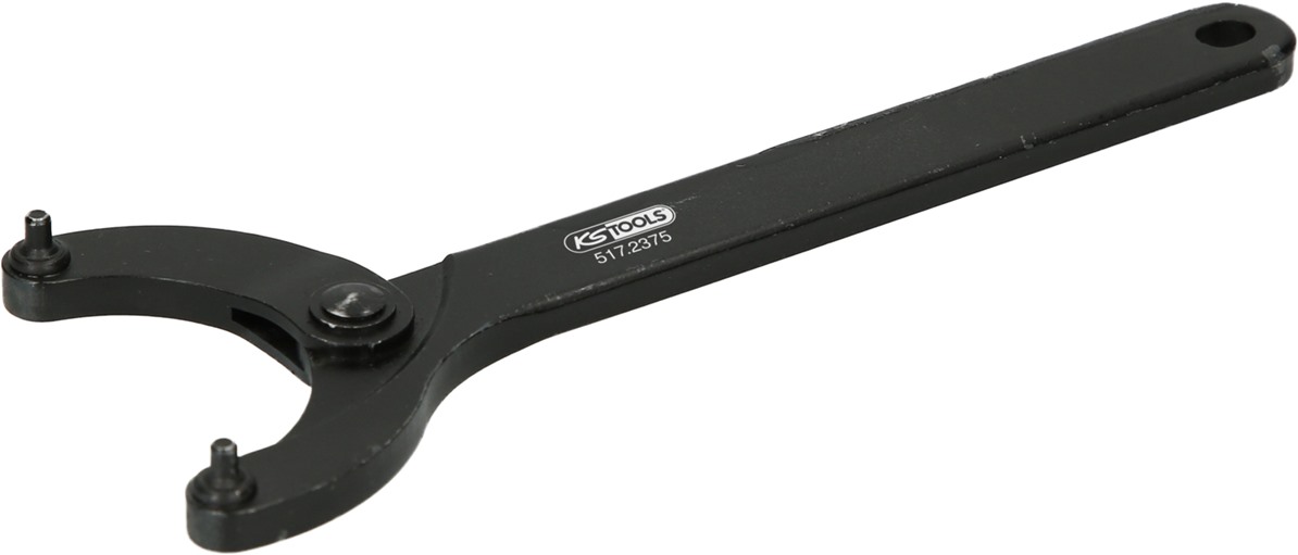 KS Tools 517.2378 Gelenk-Zweilochmutterndreher, 125 - 200 mm