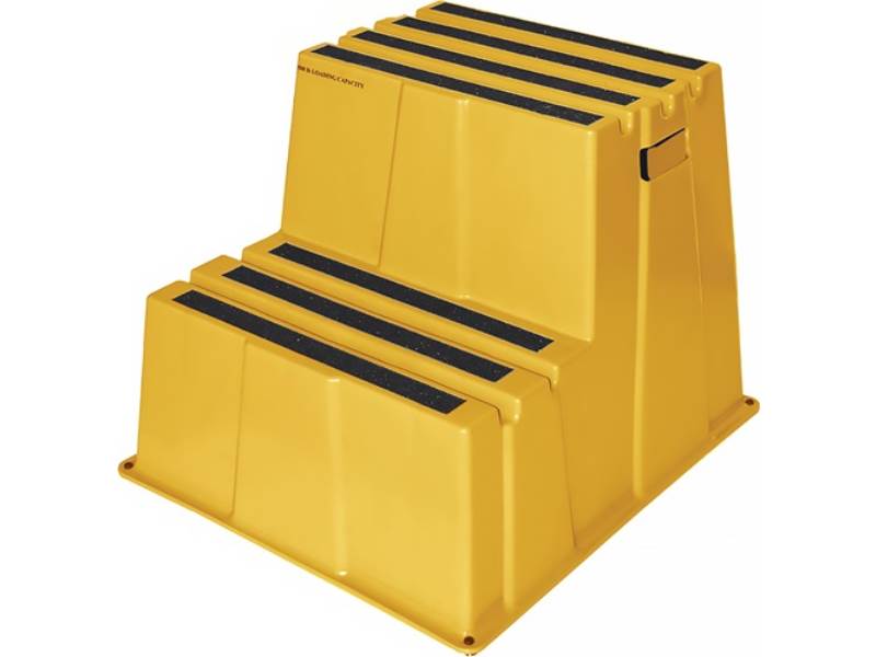 6700-3 Schwerlasttritt  Stufen einschl. Plattform 2 Plattformhöhe 500 mm Kunsts