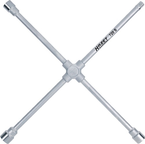 HAZET 720S Kreuzschlüssel 720 S 24 x 27 x 32 x 20(3/4'' 4-kant) L750 mmxB750mm