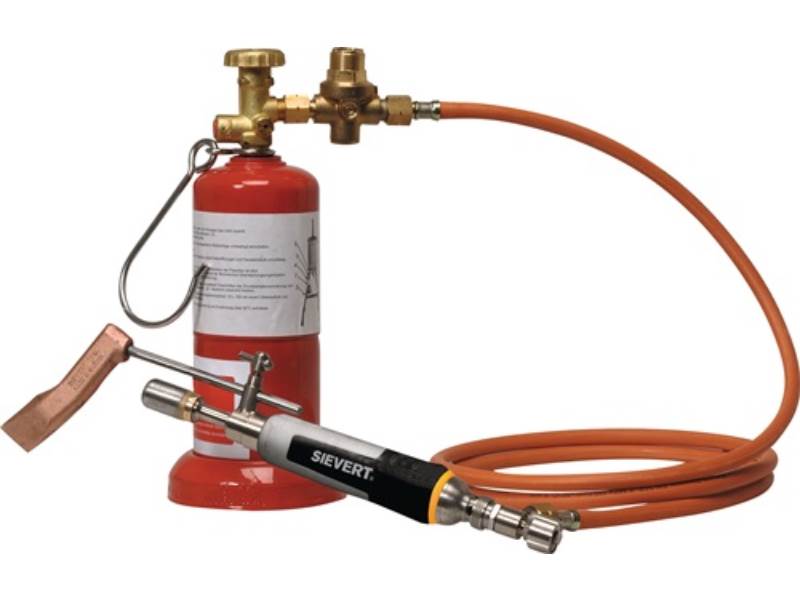 SIEVERT 756070 Weichlötanlage Pro 95 Titanium mit Zubehör gekröpft