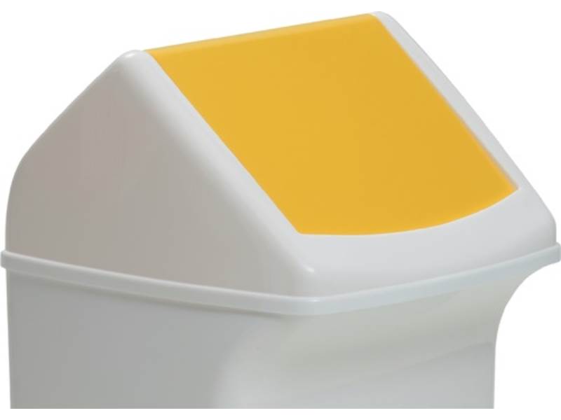 DURABLE 1801574013 Deckel  Polyethylen gelb passend für Abfallsammler 40 l mit E