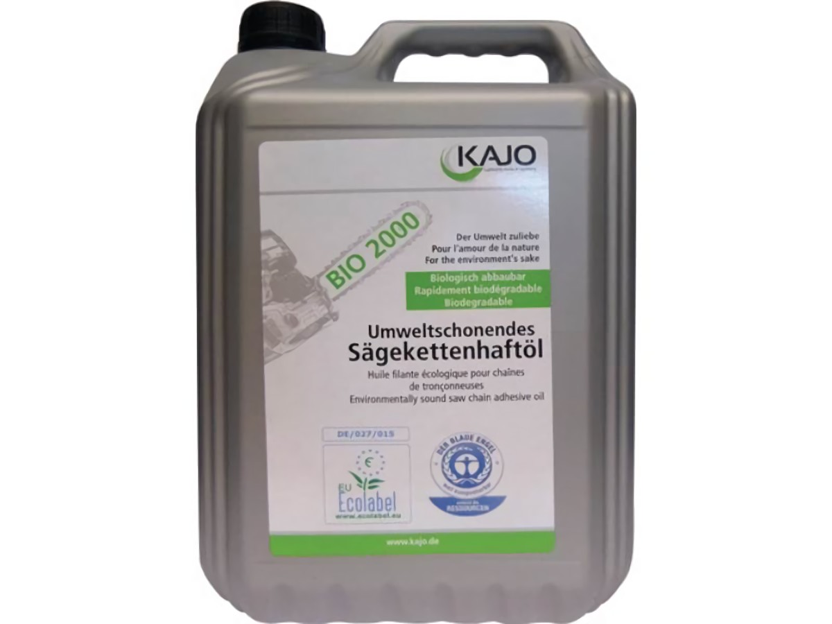 KAJO 34200004 Sägekettenhaftöl BIO 2000 76 mm²/s (bei 40°C) 5 l