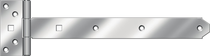 Kreuzgehänge Nr.124 L.200xB.34xStärke 2,5mm STA blau chroma.leicht 10 HOHAGE