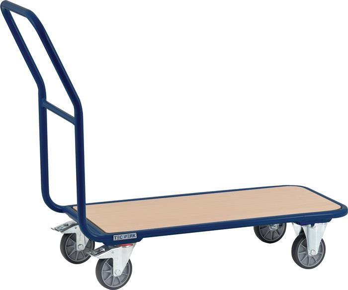TECWERK 2000444130 Plattformwagen Ladeflächen L850xB450mm STA taubenblau Trgf.25