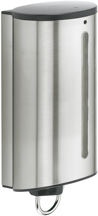 KEUCO 14954170100 Seifen-/Lotionspender PLAN silber-eloxiert oval Metall/Kunstst