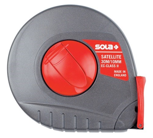 SOLA 50056101 Kapselbandmaß SATELLITE Länge 30 m Bandbreite 10 mm mm/mm EG II Ku