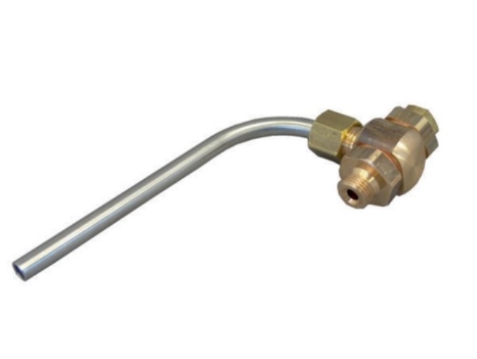 OVENTROP 4209102 Probeentnahmeventil P Aquastrom Rotguss/Edelstahl DN 8, 1/4Zoll