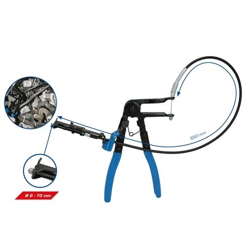 Brilliant Tools  BT526005 Schlauchschellen-Zange, mit Bowdenzug