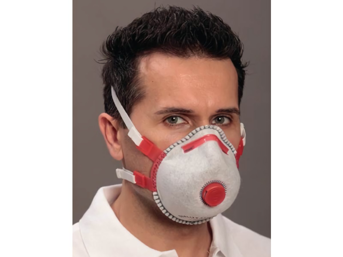 EKASTU 412 888 Atemschutzmaske Mandil/Combi/V FFP3/V NR mit Ausatemventil