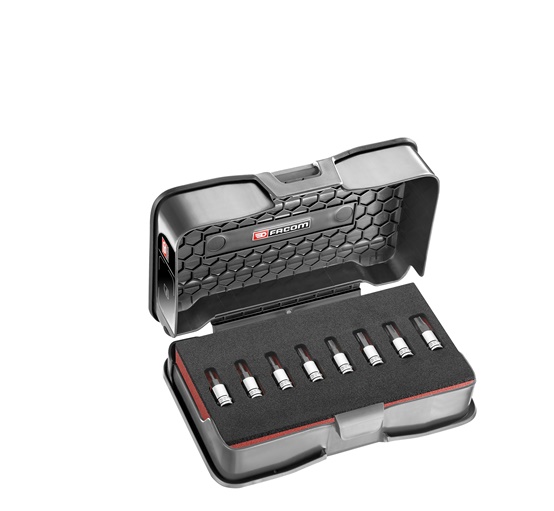 Facom RTM.J8MGRPPB Bit-Set 1/4 Zoll 8-tlg.