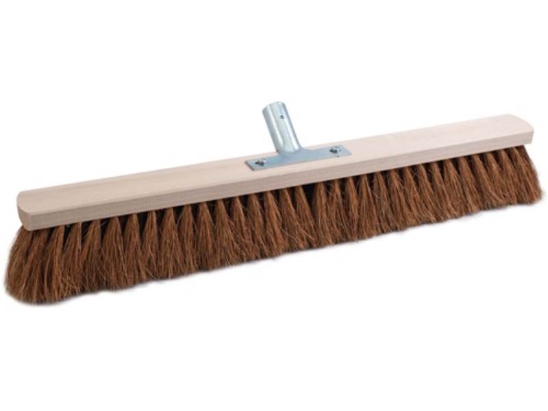 SOREX 26715 Besen  Kokos Länge 600 mm mit Metallstielhalter Flachholz