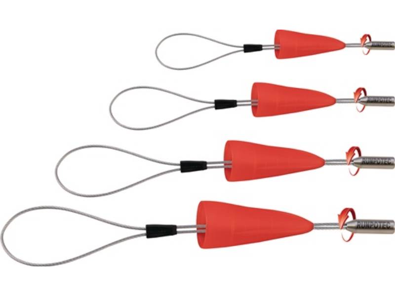 RUNPOTEC 10154 Kabelziehschlaufe  4-teilig  mit Schutzkappe und Gewinde RTG Ø 6