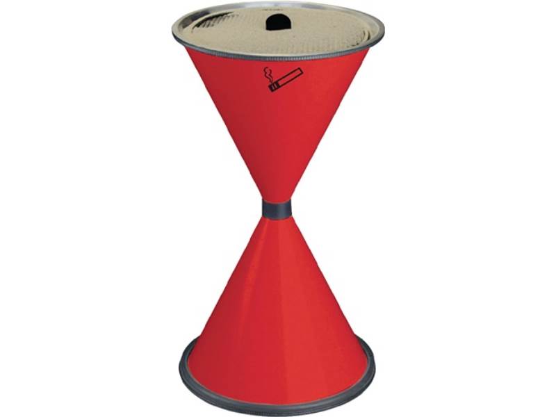 TKG 350010 Standascher  D405xH770mm rot Stahlblech