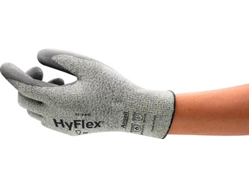 ANSELL 11-730-11 Schnittschutzhandschuhe HyFlex® 11-730 Gr.11 grau EN 388 Nyl