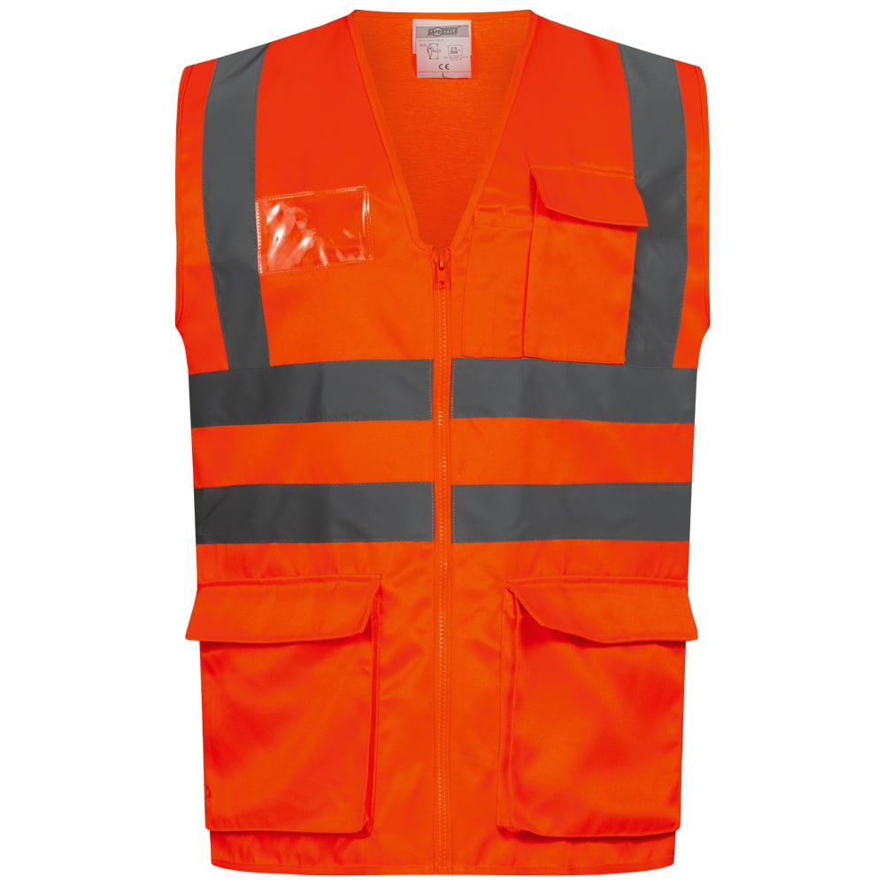 Gr .4XL (70/72) *ANSGAR* WARNSCHUTZWESTE ORANGE orange *ANSGAR* HIGH VISIBILITY