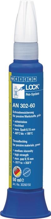 WEICON 30260150 Schraubensicherung WEICONLOCK® AN 302-60 50 ml hochfest mittelvi