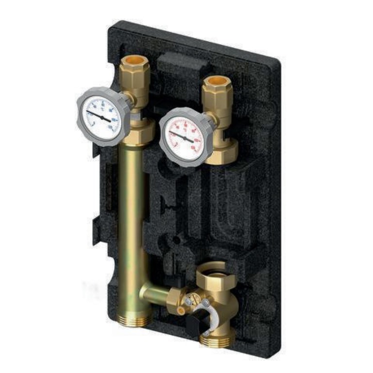 FLAMCO M66831EA Pumpengruppe Edition 8 MK gemischt, 1Zoll ohne Pumpe gemischt, 1