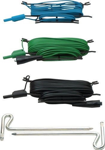 BENNING 044113 Erdungs-Set  5-teilig geeignet für Installationsprüfg. IT 130