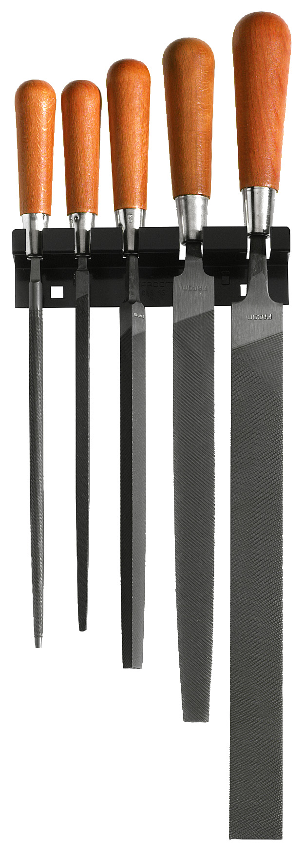 Facom STG Feilen Holzheft Hieb 1-2, Satz, 5-tlg