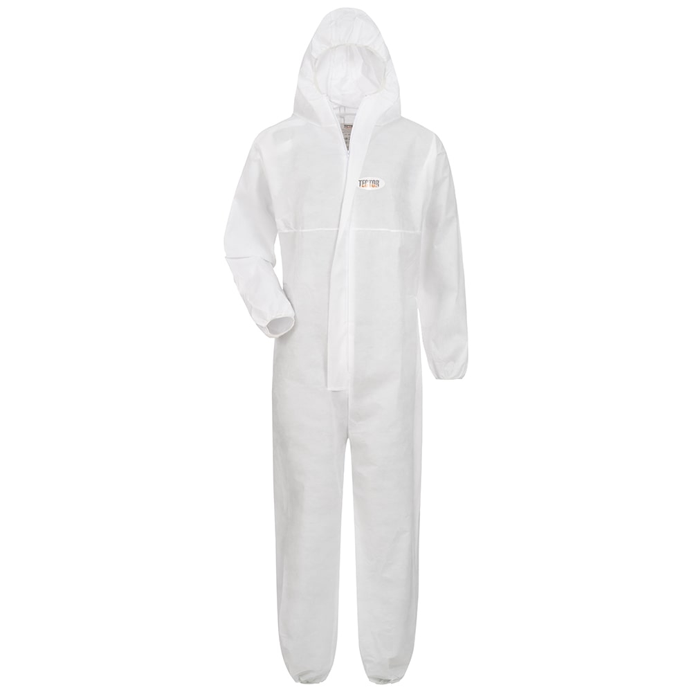 Gr .3XL (66/68) *WANNSEE*  SMS-SCHUTZANZUG weiß *SMS* Chemical protection overal