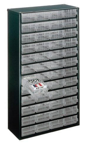 RAACO 137393 Kleinteilemagazin  B306xT150xH552mm Stahlblech 48 Schubladen Poypro