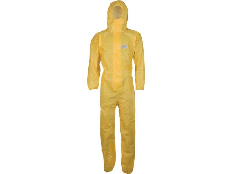 COVERCHEM CC200/XXL Schutzoverall CoverChem® Größe XXL gelb PSA-Kategorie III