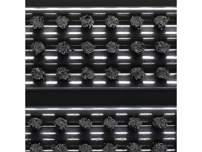 3091392007 Fußmatte  schwarz Polypropylen L385xB590xS22mm